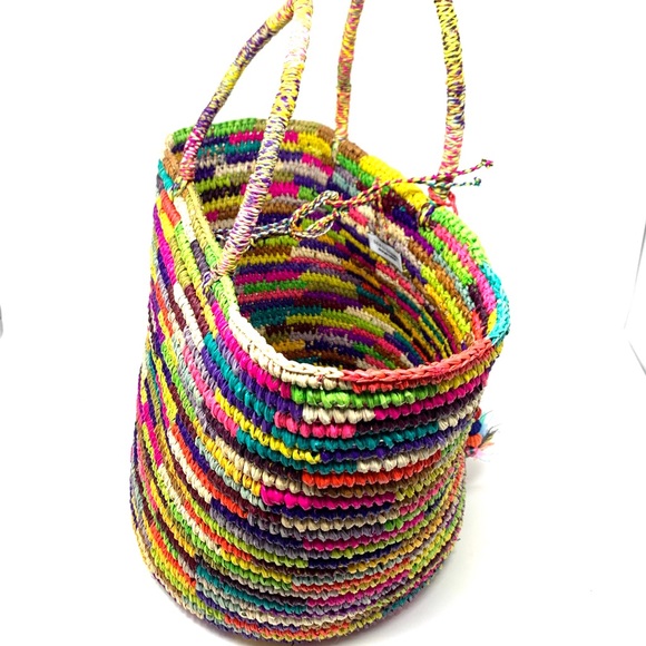 SENSI STUDIOS woven basket bag